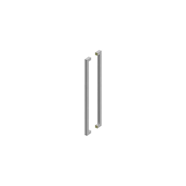 42 Back to Back Contemporary Pulls Satin Stainless Steel Finish